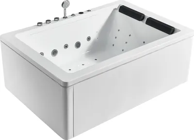 Produktbild von Whirlpool Eckbadewanne Badewanne Wanne Spa Home 2 Personen Whirlwanne Whirlwanne