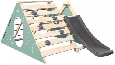 Produktbild von SOULET Spielturm Hercule Kinder Klettergerüst Tipi Rutsche Spielplatz 18 Monate