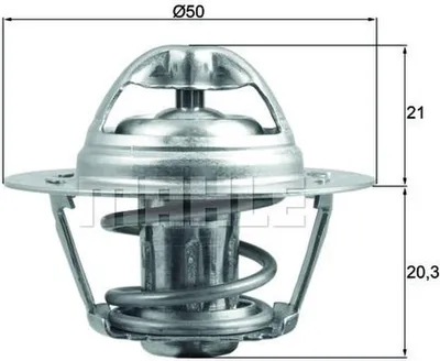 Produktbild von MAHLE Thermostat Kühlmittel 75°C für RENAULT Clio III Schrägheck (BR0/1, CR0/1)