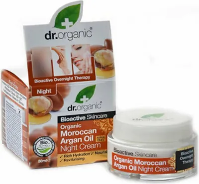 Zdjęcie produktu dla Dr Organic Moroccan Argan Oil Krem na noc 50ml