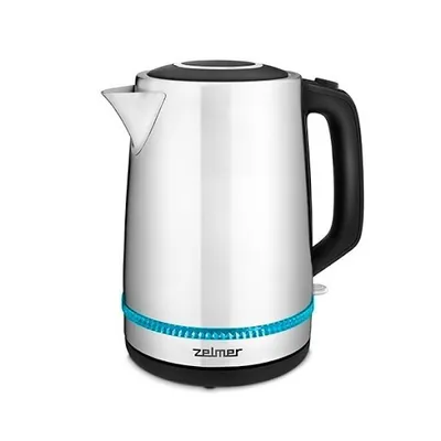 Zdjęcie produktu dla Zelmer ZCK7921, 1,7 l, 2200 W, Stal nierdzewna, Metal, Wskaźnik poziomu wody, Zabezpieczenie przed przegrzaniem