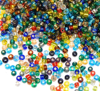 Image de Perles de verre, 3 mm, 3300 pièces, 12 couleurs, pour la fabrication de bijoux