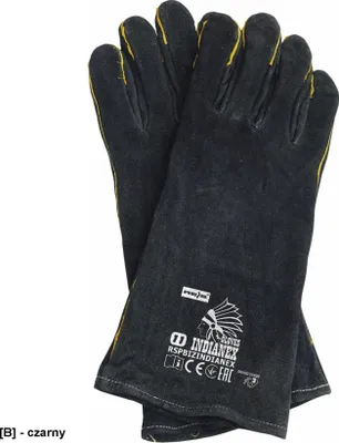 Zdjęcie produktu dla RSPBIZINDIANEX - rękawice spawalnicze skórzane długie - 35 cm - rozmiar: 11.