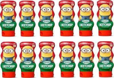 Produktbild von 12x Develey Ketchup Squeeze 250ml Würzsaucen nur mit italienischen Tomaten 100% natürliche Zutaten