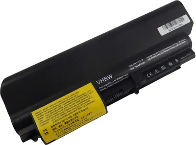 Produktbild von vhbw Akku Ersatz für IBM 42T5262, 42T5263, ASM 42T5225, ASM 42T5265, 42T5229, 42T5230, 41U3197, 41U3198 für Notebook (6600 mAh, 10,8 V, Li-Ion)