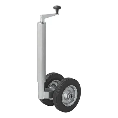 Zdjęcie produktu dla Podwójne koło kopiujące 48 mm z oponami z pełnej gumy naturalnej 200 x 50 mm