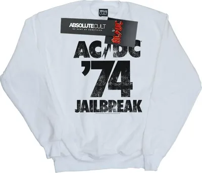 Produktbild von AC/DC - "Jailbreak 74" Sweatshirt für Herren BI4300 (L) (Weiß)