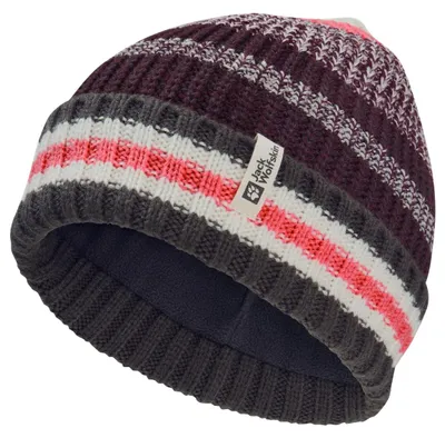 Zdjęcie produktu dla Czapka zimowa Jack Wolfskin Uni Kinder Night Hiker K, kolor: amarant, rozmiar: M (EU)