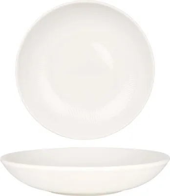 Zdjęcie produktu dla Bonna Deep Dish - Iris White - Porcelana - 25 cm (1300 cm3)