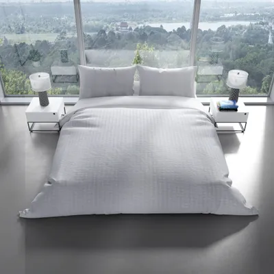Produktbild von Top textil Kreppblätter Weiß Hotel 140x200 cm
