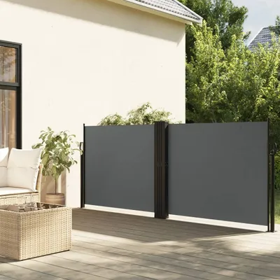 Obrázok produktu pre Maison Exclusive - Bočná markíza, výsuvná, antracitová, 100 x 600 cm