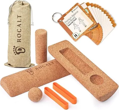 Imagen del producto de Tabla de equilibrio Kork, set para fortalecer pies y tobillos