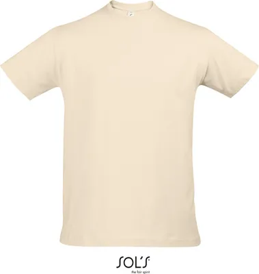 Image de SOLs 11500 | Imperial T-Shirt Hommes Unie - Couleur : Cream - Taille : M