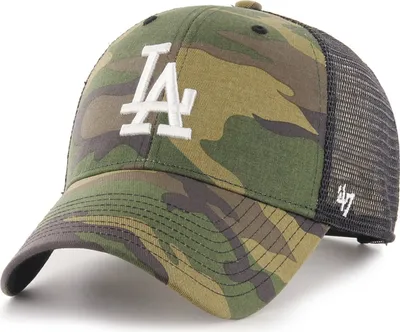 Produktbild von 47 Brand Trucker Cap - BRANSON Los Angeles Dodgers wood camo