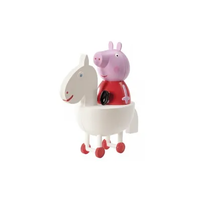Image de Figurine de gâteau Pepa Pig et carrousel