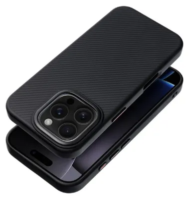 Produktbild von Carbon Case – Slim Schutzhülle mit Magnetring & Premium-Design kompatibel mit iPhone 17