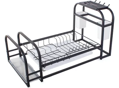 Zdjęcie produktu dla Verk 07131 Stojak do odsączania LOFT 55x29x31cm, czarny
