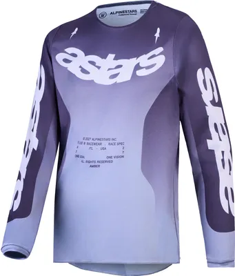 Immagine prodotto di Maglia da motocross Alpinestars Fluid Amber, taglia S, per giovani