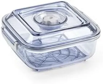 Produktbild von PolkaHome® Premium Vakuumbehälter zur Lebensmittelaufbewahrung – Luftdicht, 2,5 Liter, Transparent