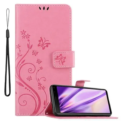 Zdjęcie produktu dla Cadorabo DE-147001, Etui z klapką, Sony, Xperia 8, 15,2 cm (6"), Różowy