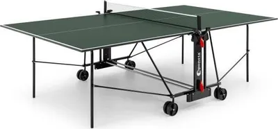 Produktbild von Tischtennisplatte, SPONETA Compact, Innenbereich, 274 x 165,5 x 76 cm, 16 mm Platte, Grün, Inkl. Netz