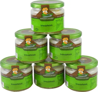 Produktbild von Original Spreewälder Schmalzfleisch 6er Pack (6 Gläser à 250 g)