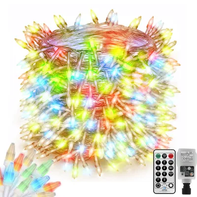 Lichtschnur 100 m, 800 LEDs, RGB, IP44, mit Fernbedienung