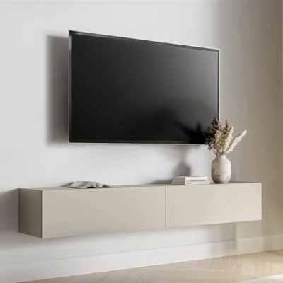Immagine prodotto di Mocogno - Mobile Porta tv, 200x32x32h cm Beige, un Ripiano