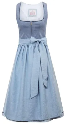 Produktbild von MarJo Dirndl Langenstein, klassisches zweiteiliges Trachtenkleid für Damen mit 70 cm Rocklänge