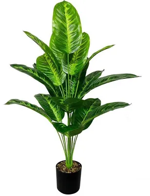 Zdjęcie produktu dla Duża sztuczna palma Areca do dekoracji wnętrz i na zewnątrz, 80 cm