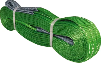 Produktbild von Hebeband HBD6 Länge 6m Tragkraft 2000 kg Hebeschlinge EN1492-1 Polyester grün