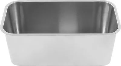 Immagine prodotto di Lavabo per camper, quadrato, 390 x 190 x 185 mm, acciaio inox 304, grande capacità, da incasso per camper con scarico da 90 mm per furgone, yacht, barca