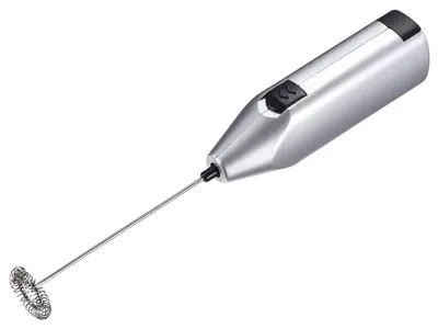 Productafbeelding van Elektrische melkschuimer - Staafvormige garde - Handbediend - Zilver