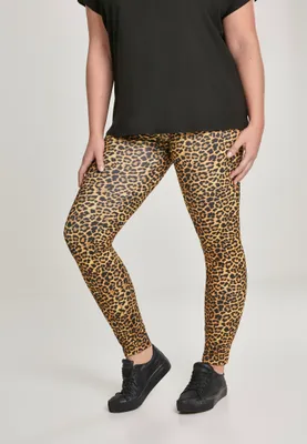 Obrázek produktu pro Dámské leginy Urban Classics Ladies Pattern Leggings leo - XXL