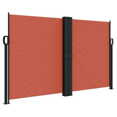 Produktbild von vidaXL Seitenmarkise Ausziehbar Terrakottarot 140x1200 cm