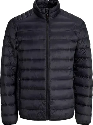 Produktbild von Jack & Jones 12280971_2161_S, Puffer, Uni, Erwachsener, Reißverschluss, Nylon, Schwarz