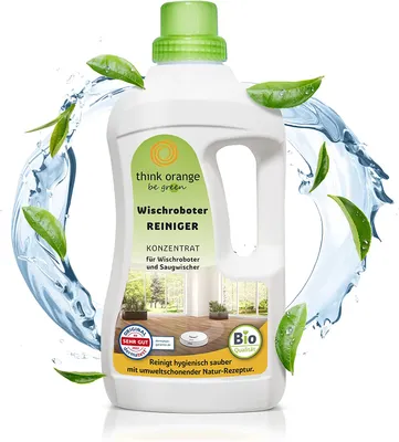 Produktbild von Bodenreiniger für Wischroboter (1000ml) | Reinigungsmittel Konzentrat für alle Wisch- & Saugroboter | für alle abwaschbaren Hartböden
