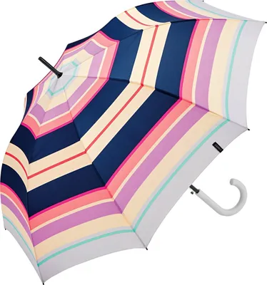 Produktbild von ESPRIT Stockschirm Automatik Regenschirm Damen Streifen