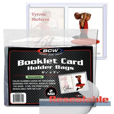 Produktbild von BCW BCW Booklet Card Holder Bags 16cm x 9cm