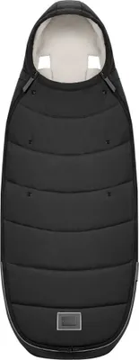 Produktbild von Cybex Platinum Fußsack Sepia Black – weicher Teddyfleece, wasserabweisend, kompatibel mit Priam, e-Priam & Mios Kinderwagen