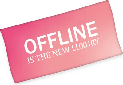 Produktbild von Herding Young Collection "Offline" Badetuch / Strandtuch / Handtuch, 100% Baumwolle ( Velours ), 75x150 cm