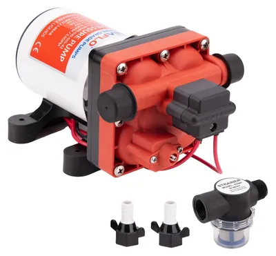Produktbild von Marine-Wasserpumpe - Selbstansaugende Membranpumpe - 12 V - 3,0 GPM - 55 PSI - Für Boot, Wohnmobil, Wohnwagen und Yacht