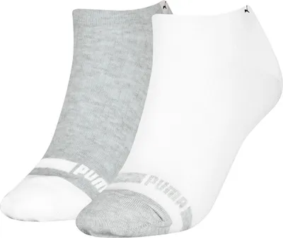 Produktbild von Puma Heritage Toe Sneaker Socken 2 Paare Weiß,Grau EU 35-38 Damen Weiß,Grau EU 35-38