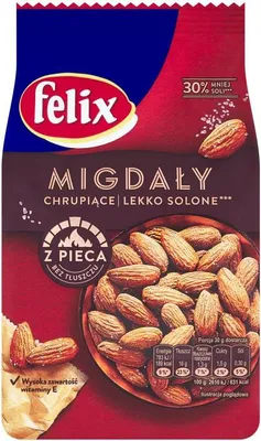 Zdjęcie produktu dla Felix Migdały z pieca solone 180 g