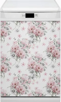 Produktbild von Magnet für Spülmaschine Abwaschbar 45x80 cm Magnet für Spülmaschine Magnetmatte Nachbildung - Blumen