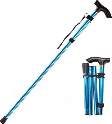 Image de Bâtons de randonnée réglables de 84 à 93 cm, rigides et sûrs, pour les seniors