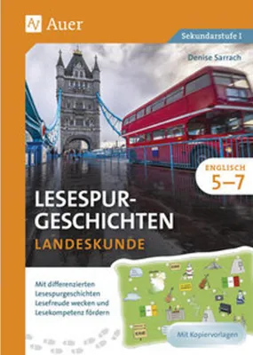Produktbild von Lesespurgeschichten Englisch Landeskunde 5-7