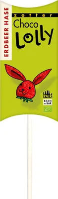 Produktbild von Choco Lolly Erdbeerhase 20g 18er Pack