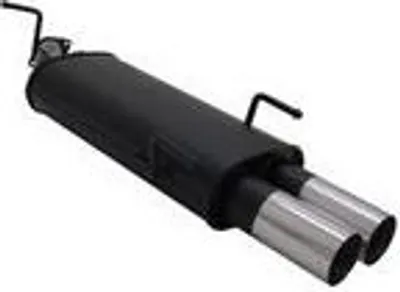 Produktbild von Novus Sportendschalldämpfer für Opel Vectra B Limousine + Caravan (B/J96) 2 x 76mm RL-Design