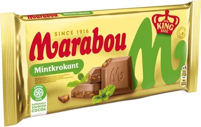 Produktbild von Marabou Mint Krokant 220g